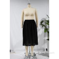 Latest Long Skirt Design Polyester A-Line Petticoat Skirts
